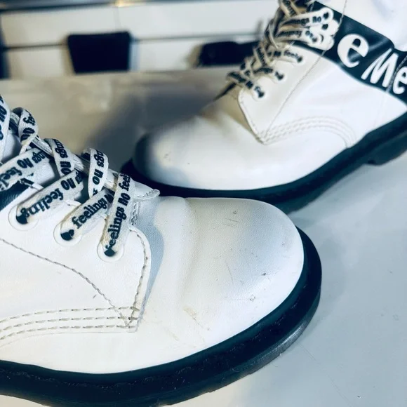 Dr. Martens x Sex Pistols 24785 White and Black Boots “No  display picture 3